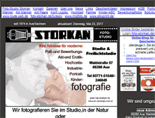 Tablet Screenshot of foto-storkan.de